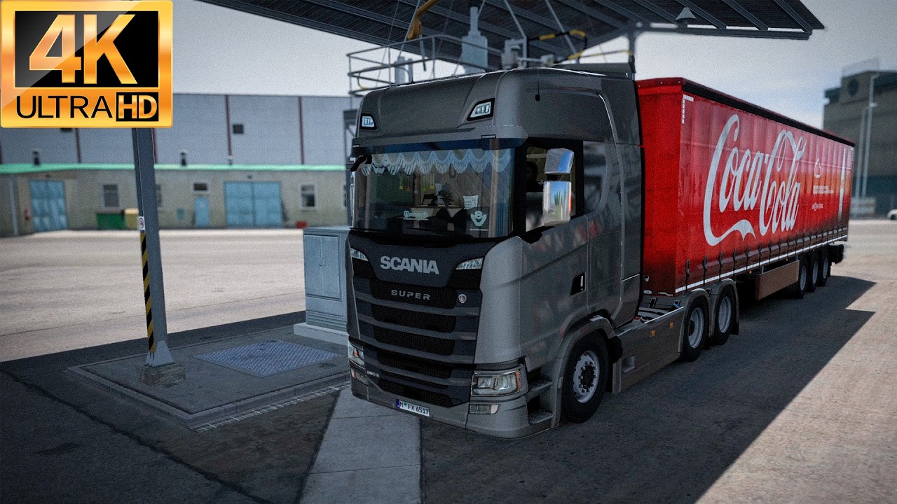 🚛 Я Везу Coca-Cola на SCANIA в ETS2 на Moza R5 + TrackIR — Самый Реалистичный Трек в Моей Жизни!