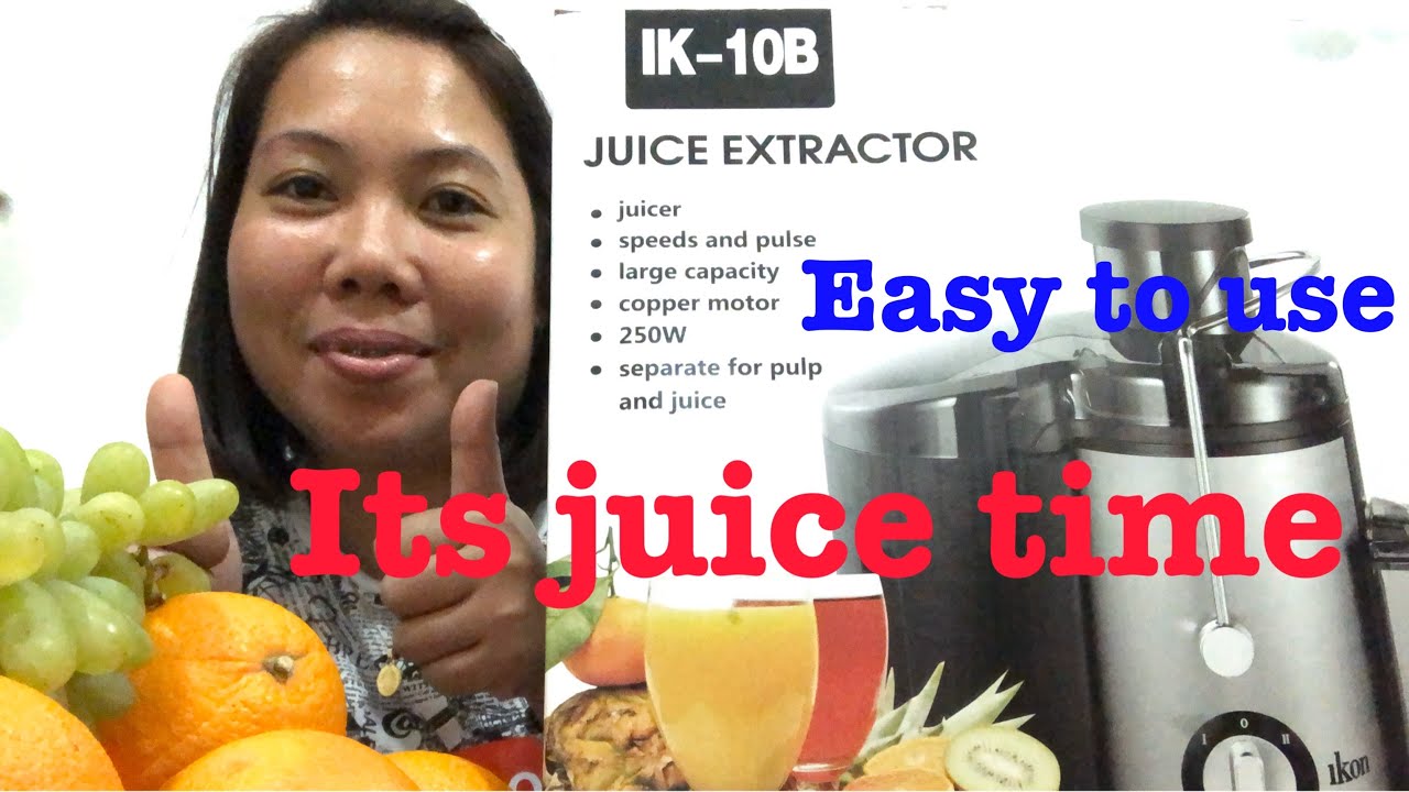UNBOXING AND REVIEW OF IKON JUICE EXTRACTOR || Konting kwento