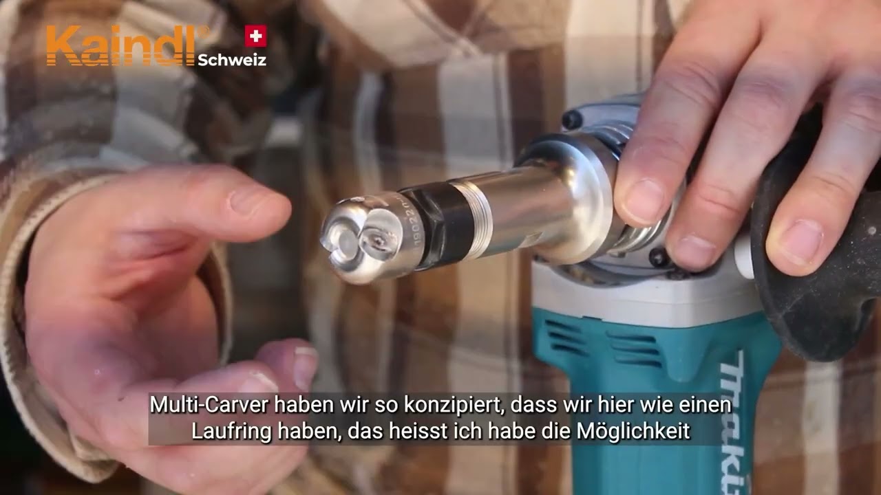 Kaindl Multi-Shaft - Endlose Flexibilität für den Winkelschleifermulti carver