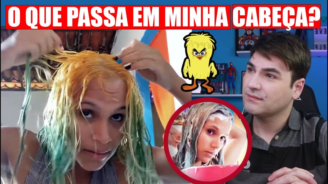 ELA DESCOLORIU O CABELO E CHOCOU O BRAZELLLL 🤡🐣🐥