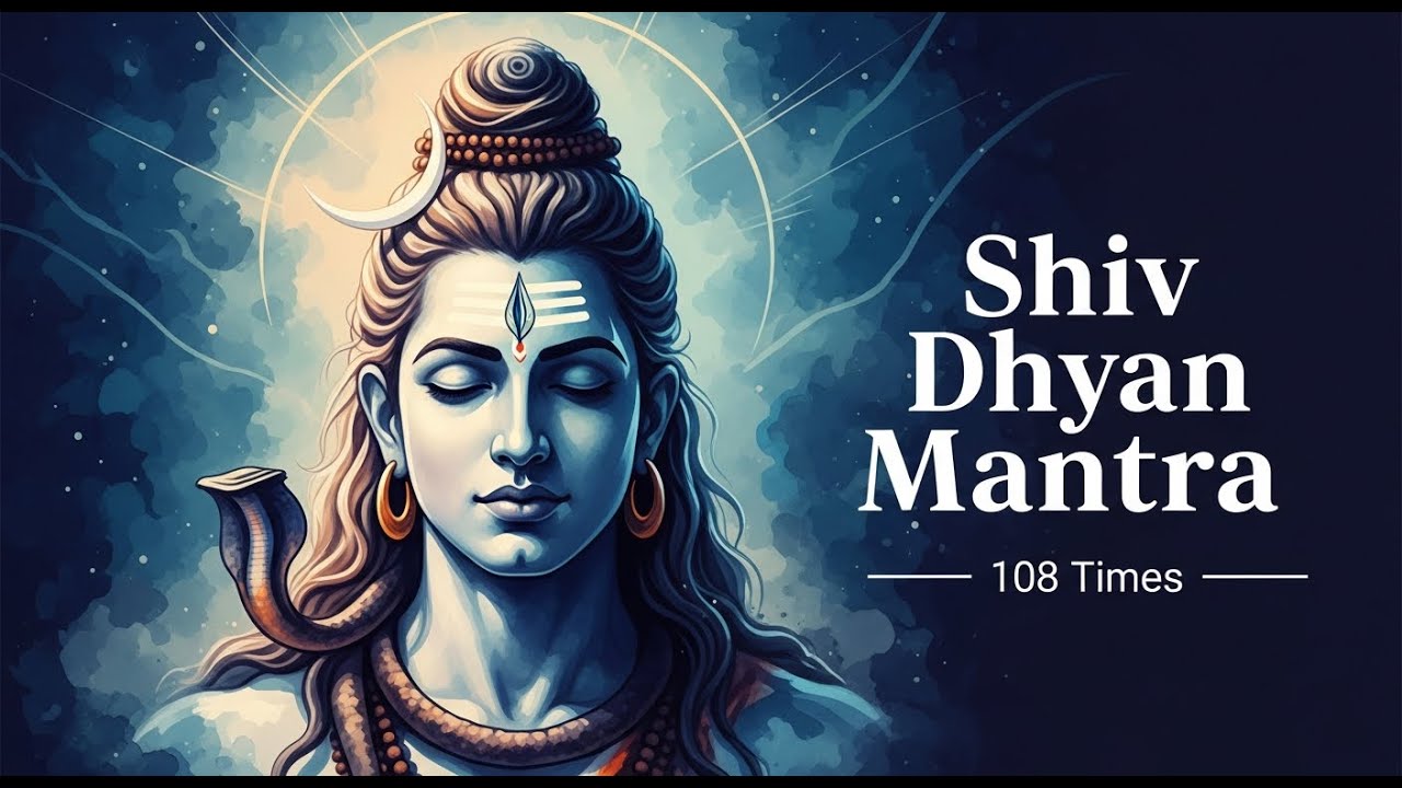 🔱 Shiv Dhyana Mantra 108 Times | Deep Meditation | Peace & Inner Calm