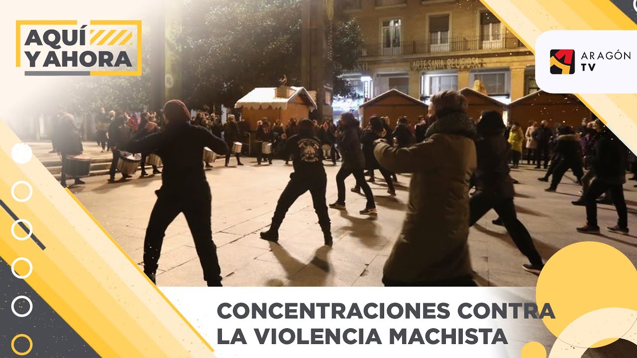 Concentraciones en Zaragoza en el Día contra la violencia machista