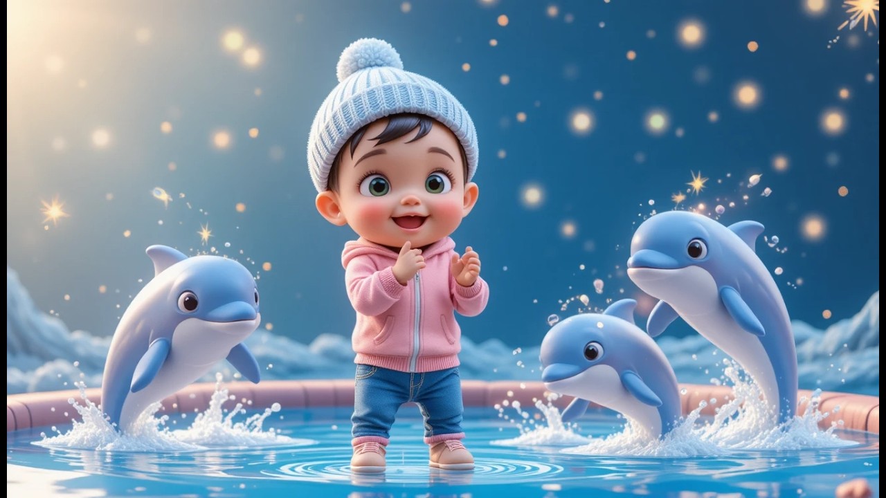 Dolphin New Year Splash Surprise | Fun & Magical Ocean Song for Kids & Toddlers