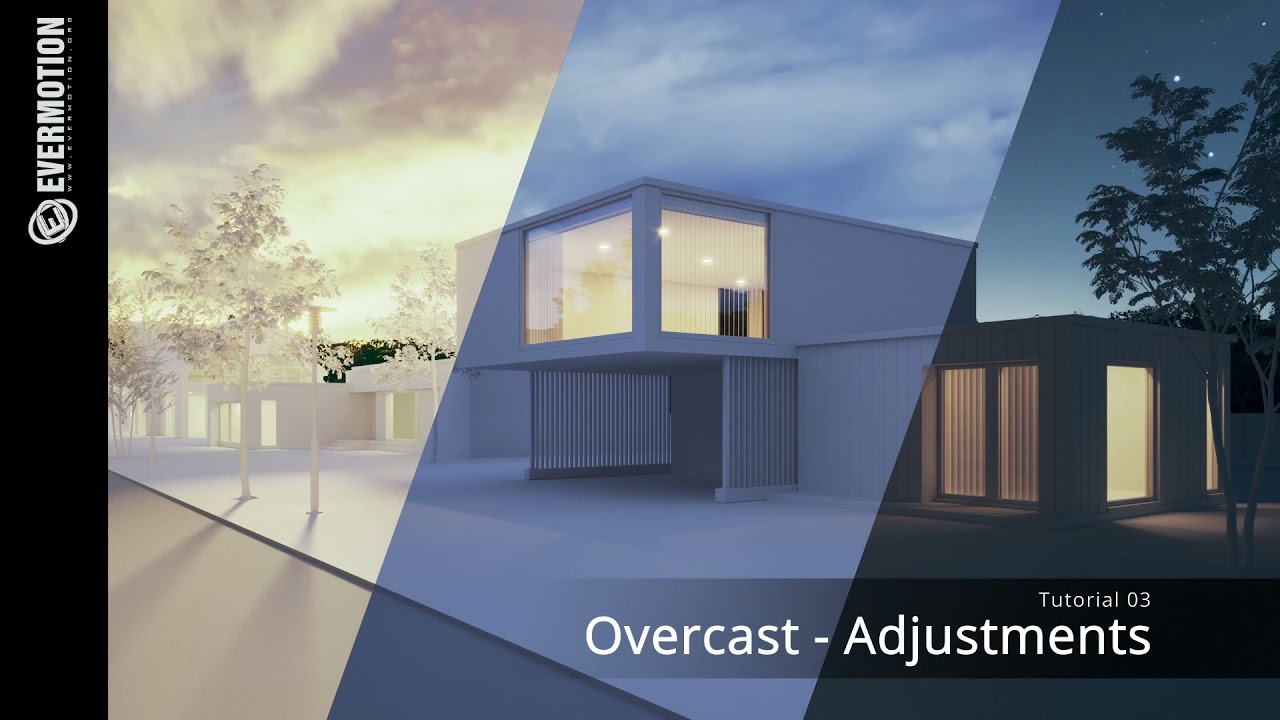 Онлайн-обучение Evermotion ArchViz — Глава 3 — Внешнее HDRI-освещение в V-Ray