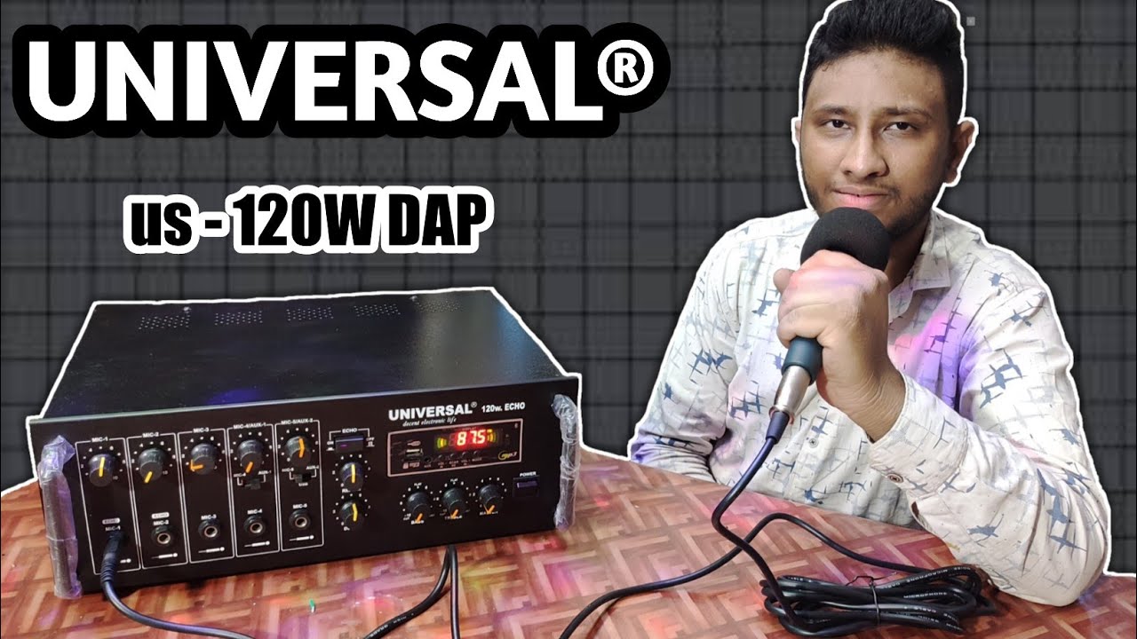 Best 120 Watt Amplifier/Bluetooth,Mic Input | universal 120 watt amplifier