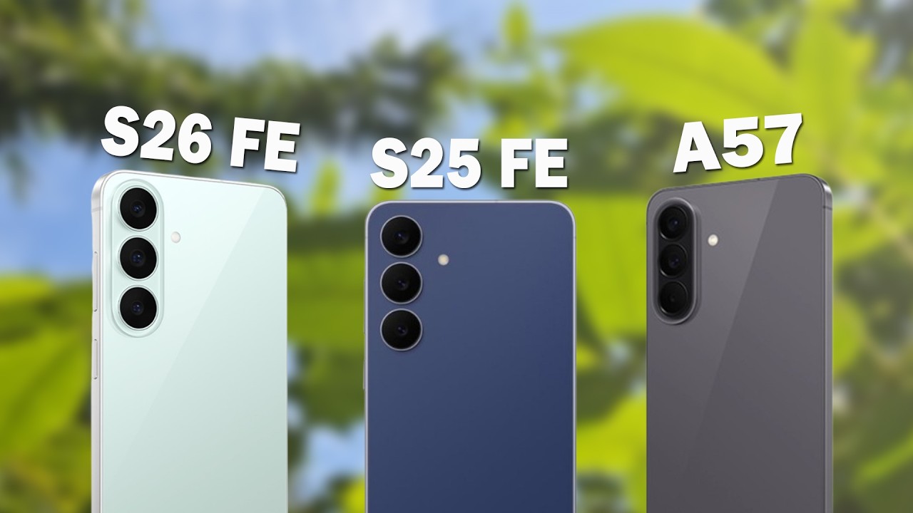 Galaxy S26 FE vs S25 FE vs Galaxy A57 Camera Test