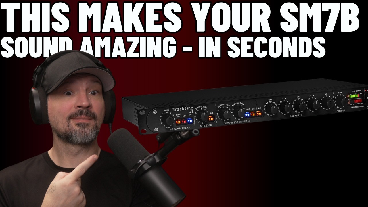 SM7B и канальный блок SPL Track One MK3 | Идеальное сочетание