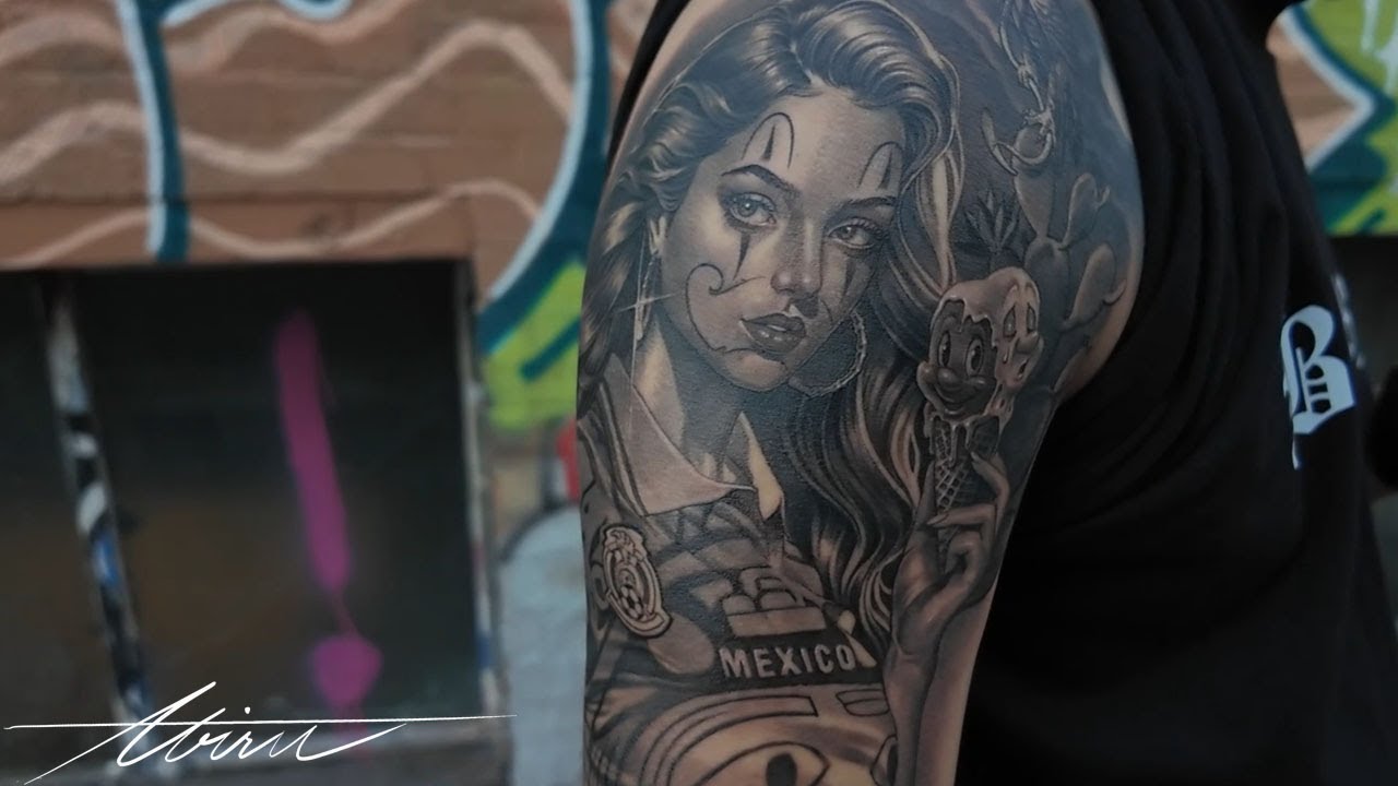 Final Day in London  Tattooing to Homie from the US & Painting the Streets l Abiru Tattoo Ep.3 🇬🇧🔥