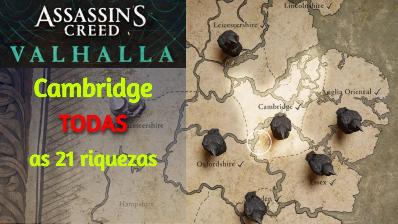 Cambridge - Todas as riquezas - Assassin's Creed - AC Valhalla