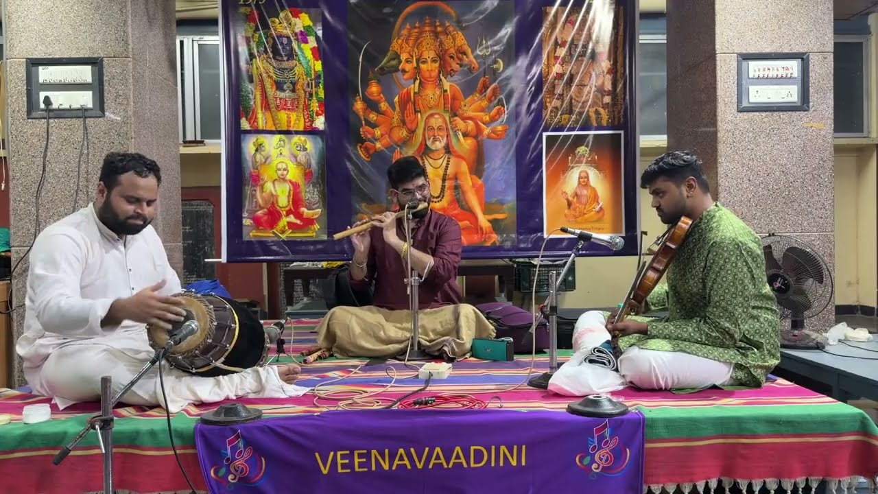 VeenaVaadini Margazhi Utsavam 2025 - Concert 10 - Vid. Deepak Hebbar (Flute)