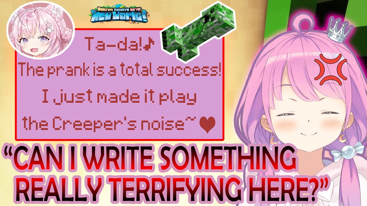 Luna's Reaction to Koyori's Creeper Noise Prank at Koyo Lab