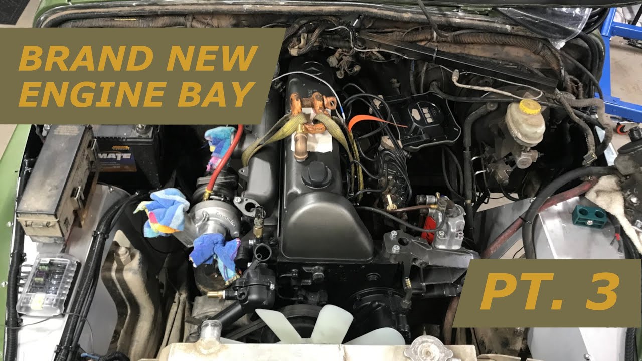 Rebuilding the OM617 Diesel Jeep TJ Engine Bay (Pt. 3)