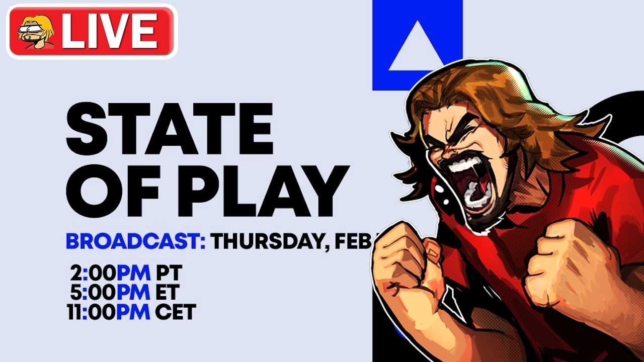 STATE OF PLAY LIVE...GET IN HERE