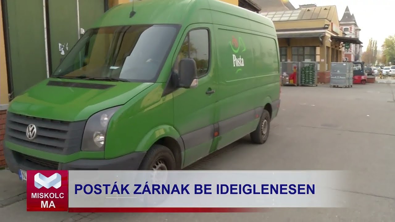 Kilenc posta működése szünetel majd Miskolcon