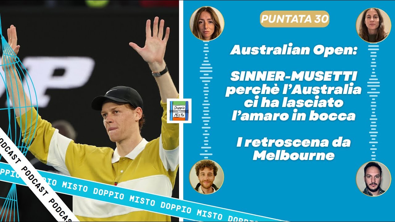 SINNER-MUSETTI, perchè l'Australia ci ha lasciato l'amaro in bocca. I retroscena da Melbourne