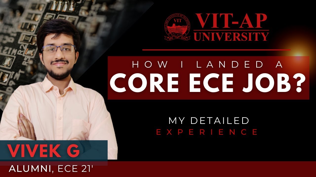 Cracking a Core ECE job! 🔥| Campus Placements | Alum Explains! @VITAP