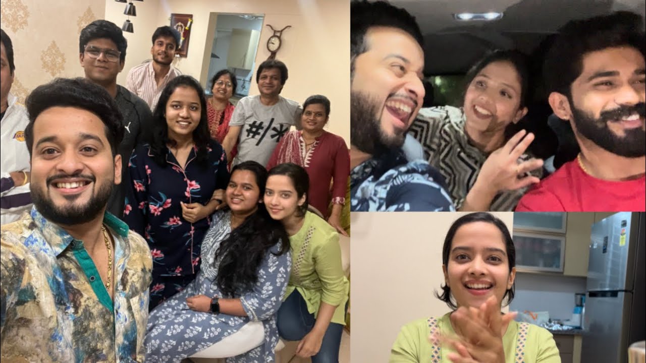 Finally 😍 majhi FAMILY vlog madhe yenar( लाजत - लाजत 😂 ) | aditya satpute | vishal phale | bunny