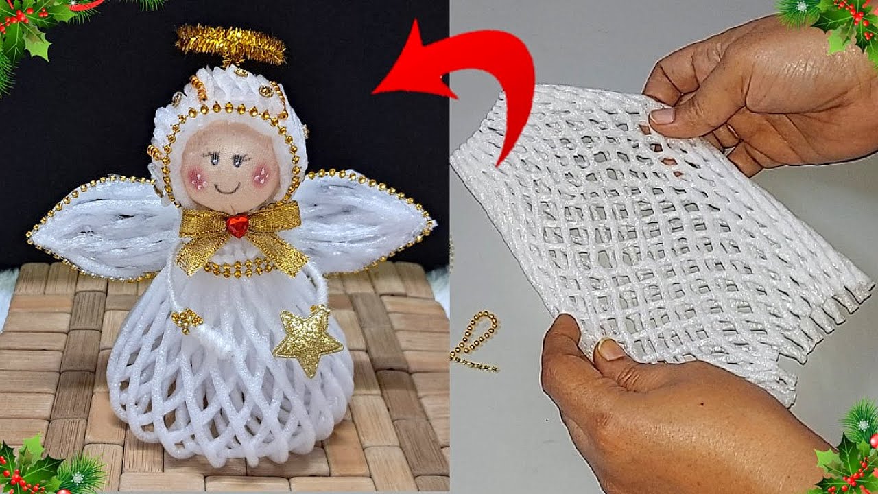 INCREDIBLE ! Genius idea made from waste Fruit Foam Net never seen before | Best out of waste craft