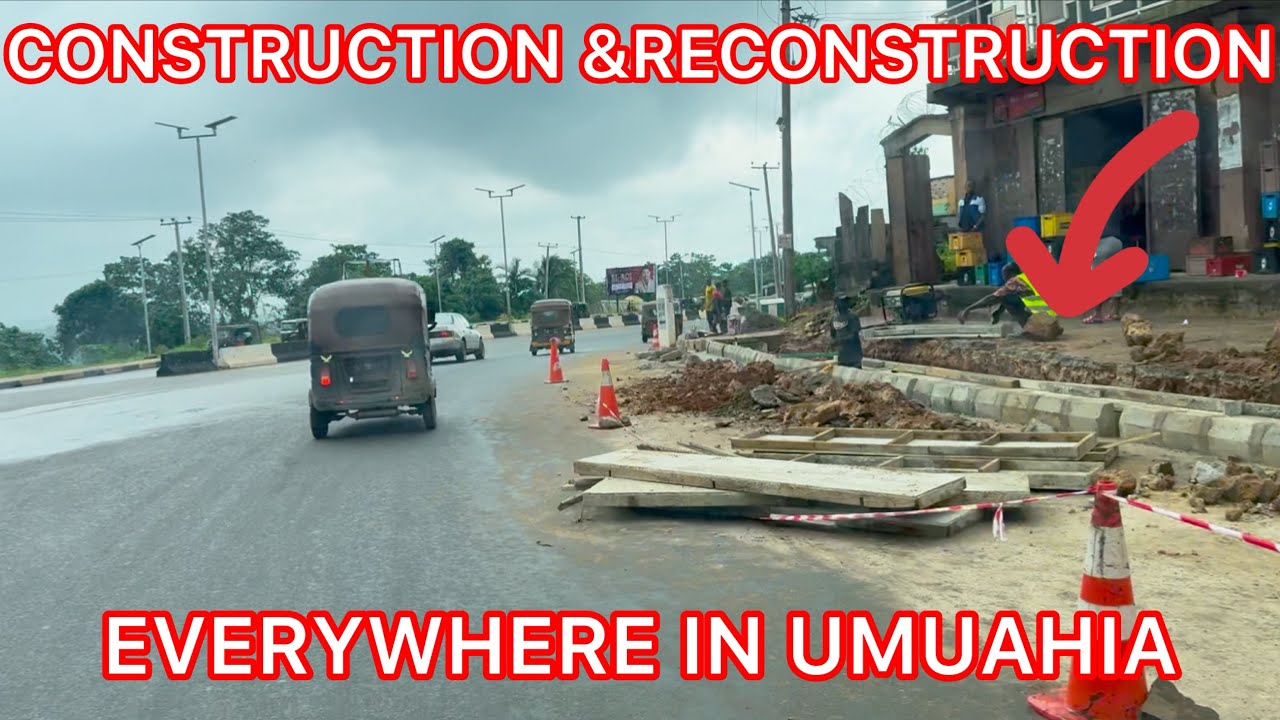 UMUAHIA IS CHANGING!!!|| CONSTRUCTION EVERYWHERE!!! #abiastate #alexotti #umuahia #aba #enugu #viral