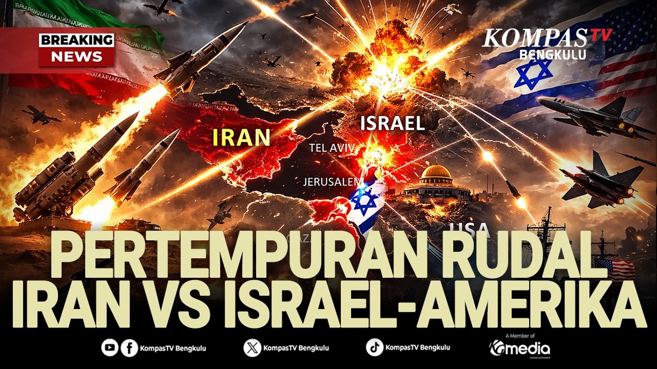 🔴 BREAKING NEWS - Pertempuran Iran vs Israel-Amerika Kian Membara, Adu Teknologi Rudal Balistik!