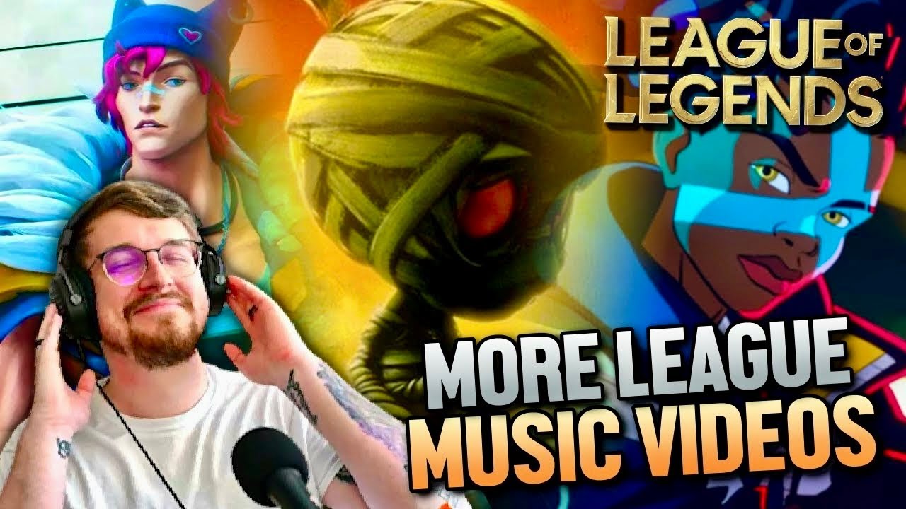 WoW Player Reacts to League of Legends Music Videos! | GIANTS, HEARTSTEEL, Get Jinxed, and More!