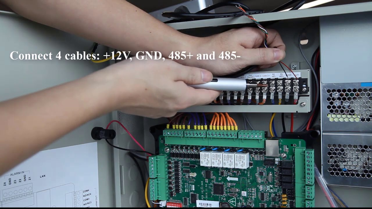 How to Connect Reader to DS K26 G Series Access Controller by RS 485