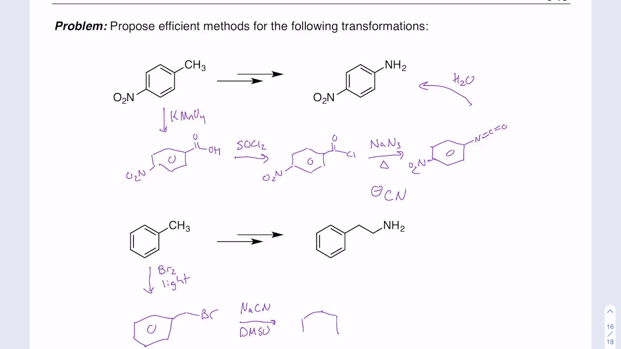 Amine Synthesis Problems
