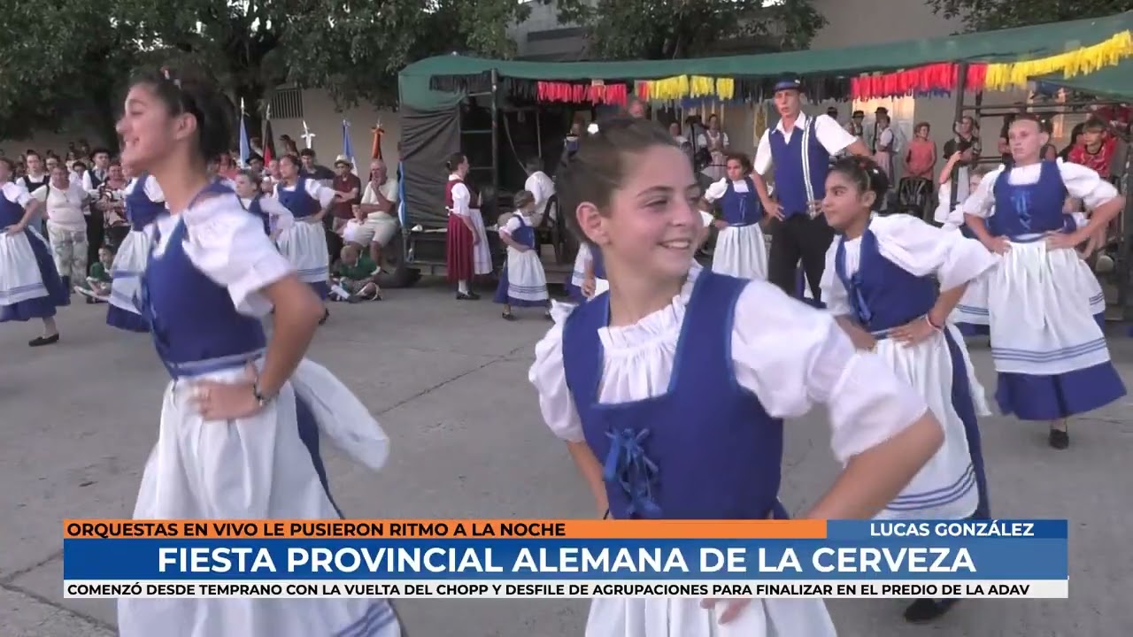 Informe - Lucas González vibró por la exitosa Fiesta Provincial Alemana de la Cerveza