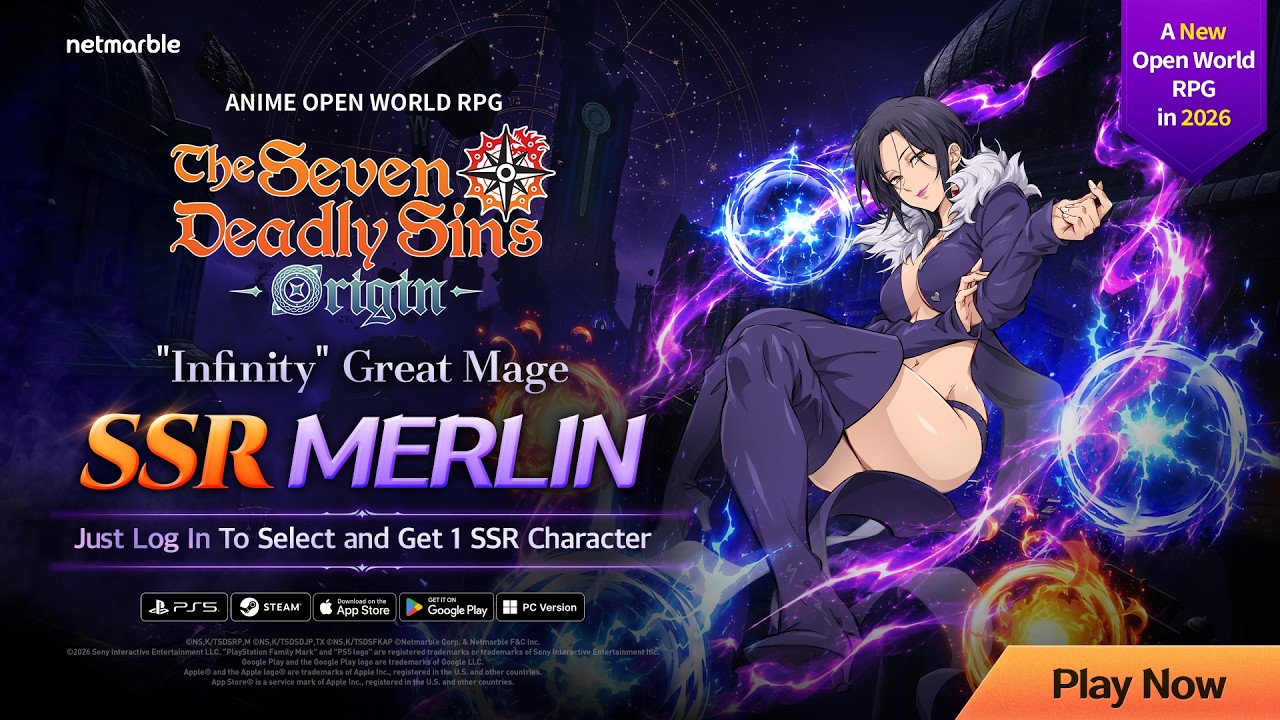 [The Seven Deadly Sins: Origin] Великий маг &laquo;Бесконечность&raquo;, Мерлин прибывает!
