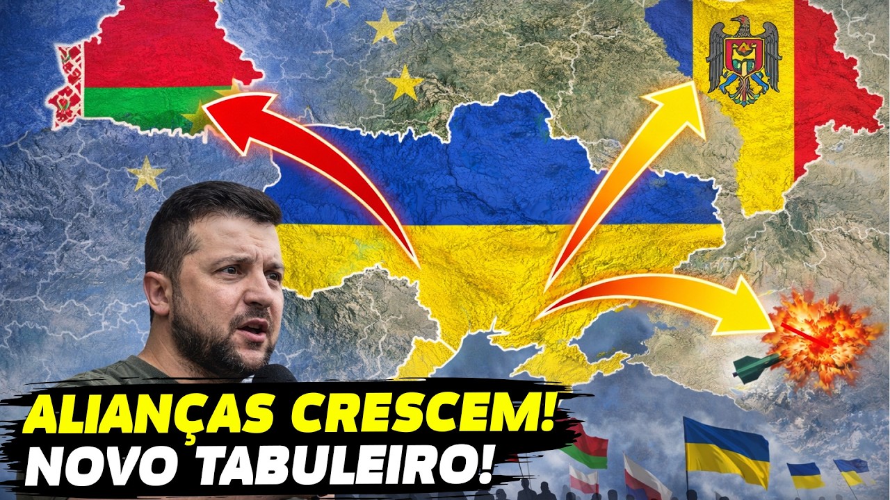 Kyiv começa um novo movimento político no Leste Europeu envolvendo Bielorrússia e Moldávia