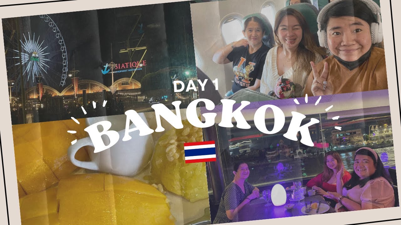 BANGKOK, THAILAND DAY 1 | Chatuchak Market, Asiatique The Riverfront, Chao Phraya Cruise - VLOG #26
