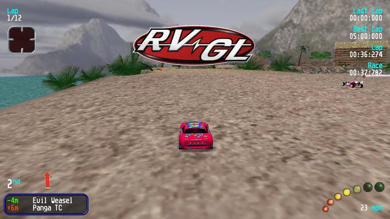 RVGL Custom track Cliffside Custom car Groovster [Full HD]