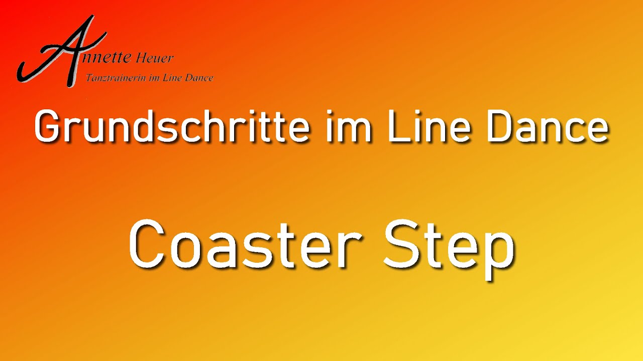Grundschritte im Line Dance - Coaster Step