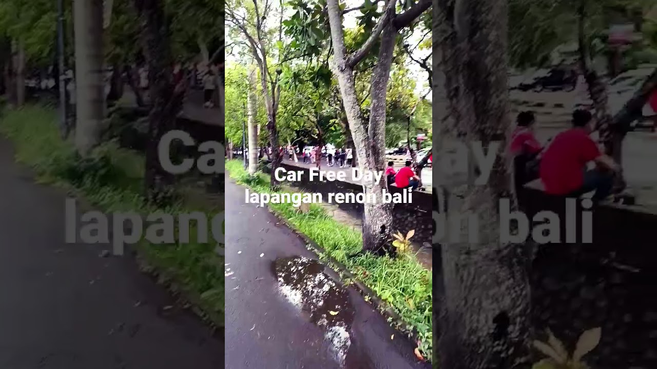 Car Free Fay lapangan renon Bali #cfd # renon #bali #olah raga #sehat #joging renon
