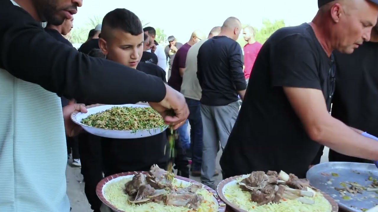 وليمة غداء العريسين مهدي وابراهيم شلالفة -فصايل - اريحا