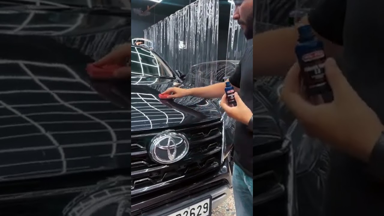 Ceramic coating application process