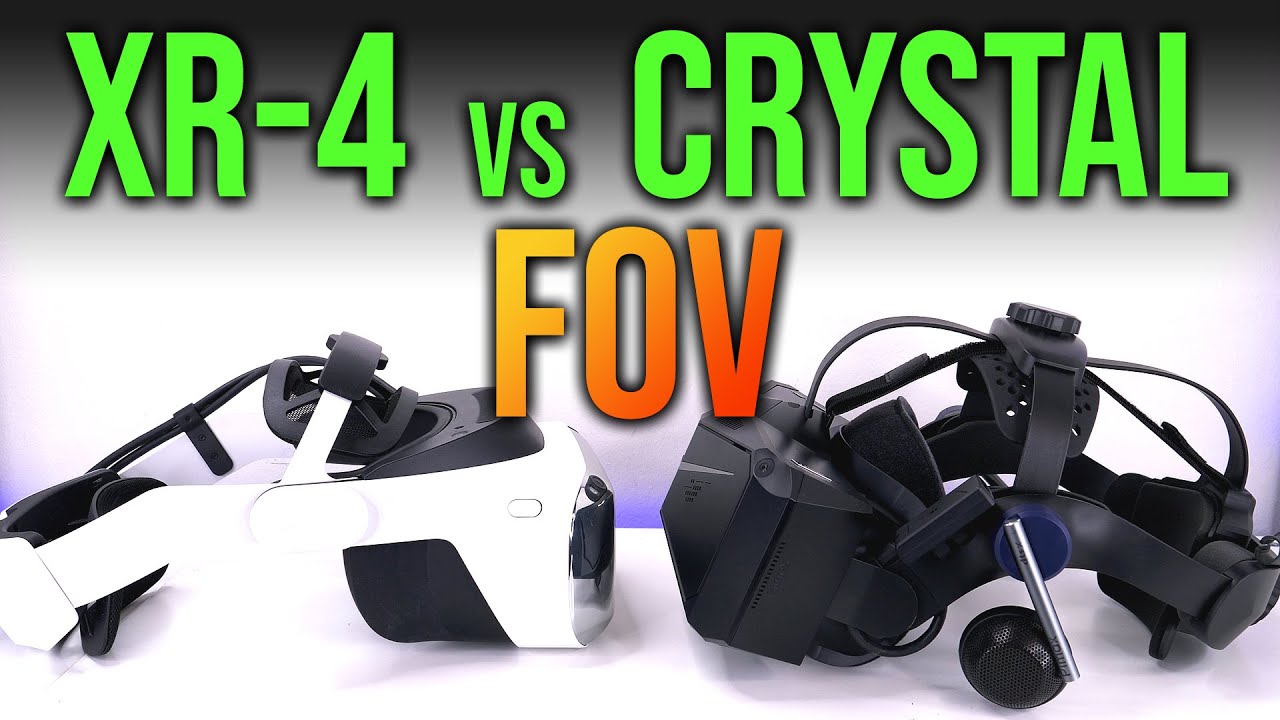 Varjo XR-4 vs Pimax Crystal FOV Comparison - my own results