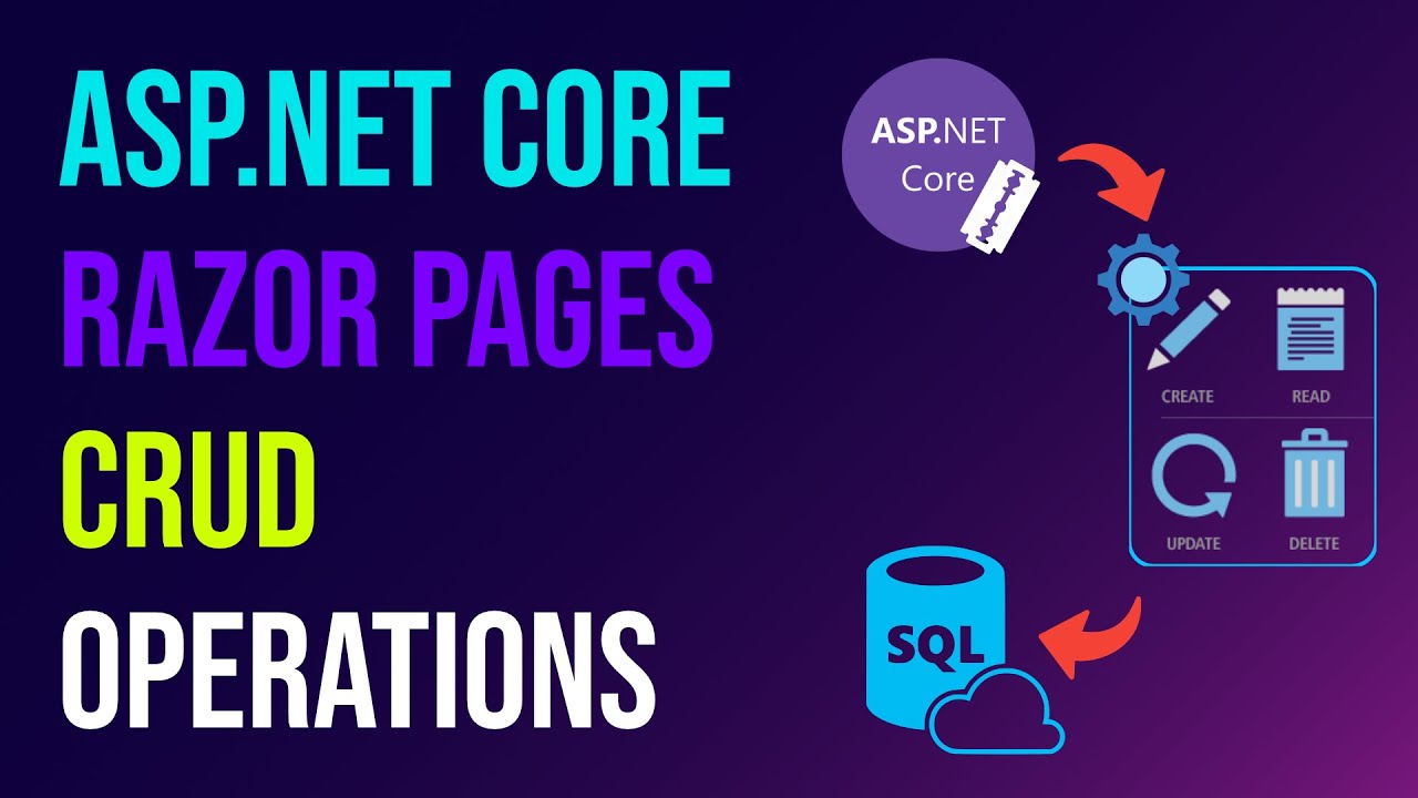 Операции CRUD для Asp.Net Core Razor Pages в .Net 8 &mdash; полное руководство
