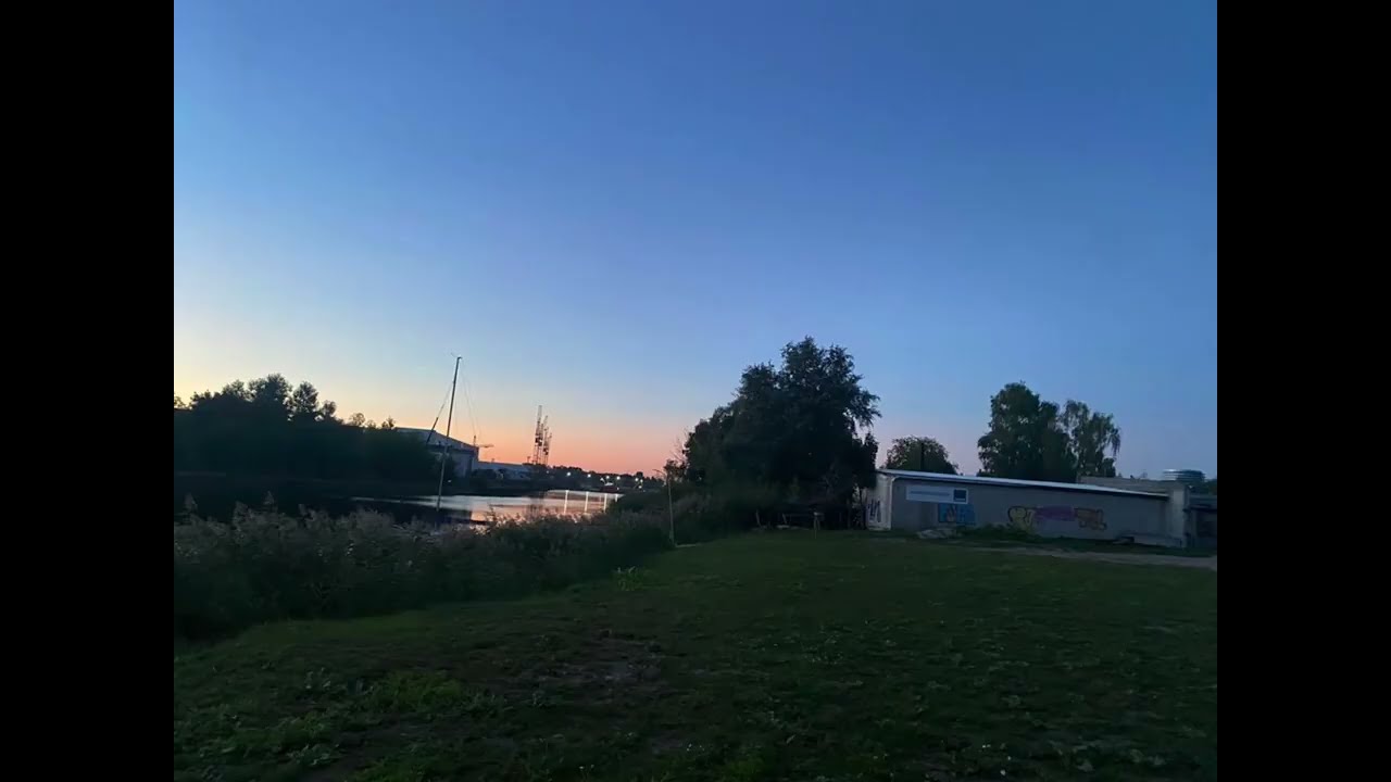 Riverside camping in Riga