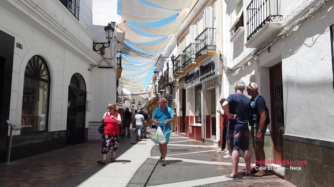 Calle el Barrio, Nerja, Malaga, Spain