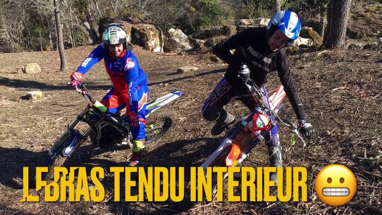 Tuto trial direct ! Le bras tendu à l’intérieur du virage ! À quoi sert-il ?