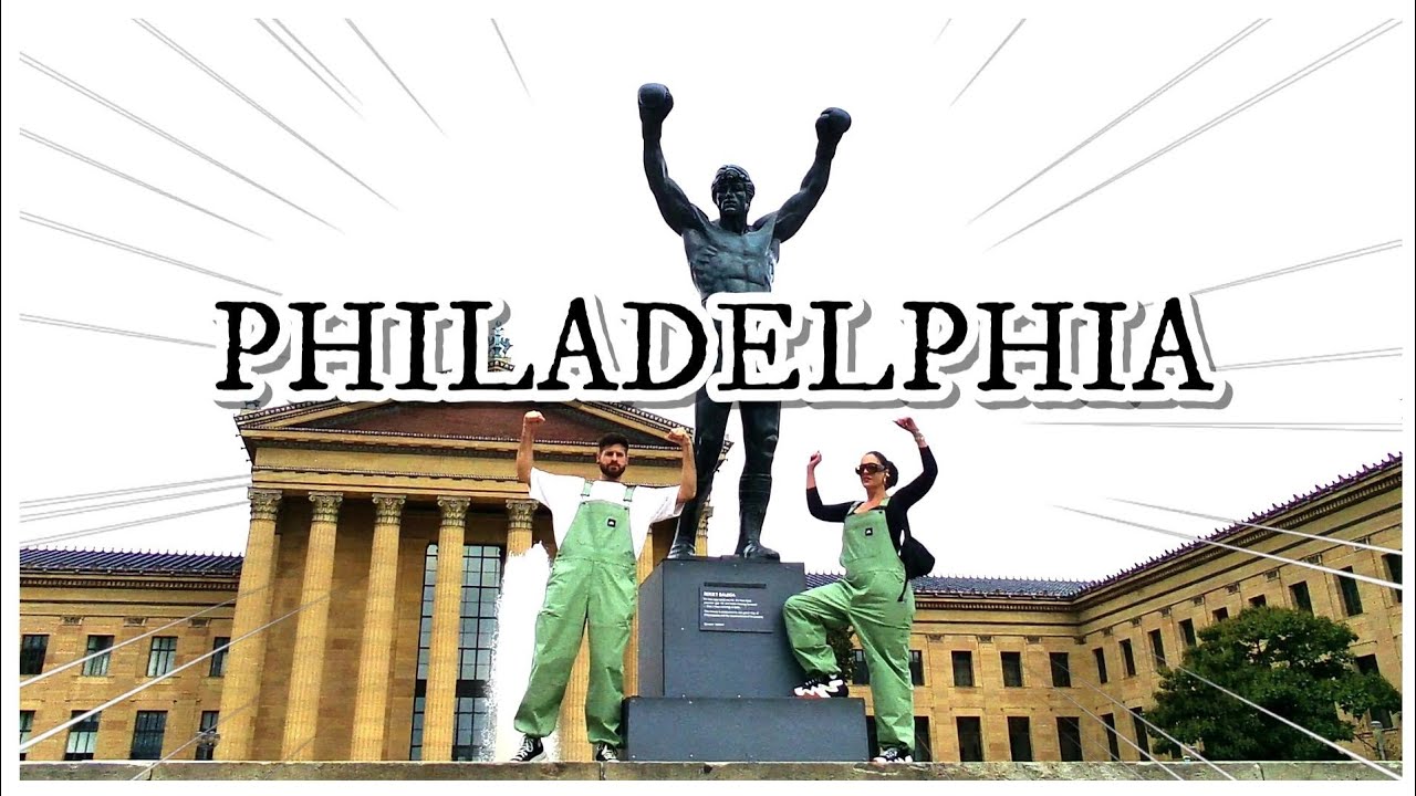 PHILADELPHIA-NEW JERSEY VLOG #7🇺🇸 ESTATUA ROCKY BALBOA-Museo de arte-ROSS-WENDY'S-Atlantic City