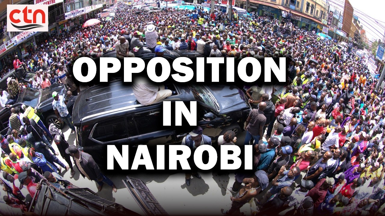 LIVE: Opposition leaders led by Gachagua, Kalonzo, Matiangi in Utawala, Embakasi East, Nairobi.