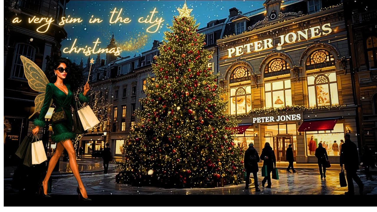 Inside JOHN LEWIS CHRISTMAS 2025 | Exclusive LUXURY Decor Tour | A VERY Sim in the City CHRISTMAS