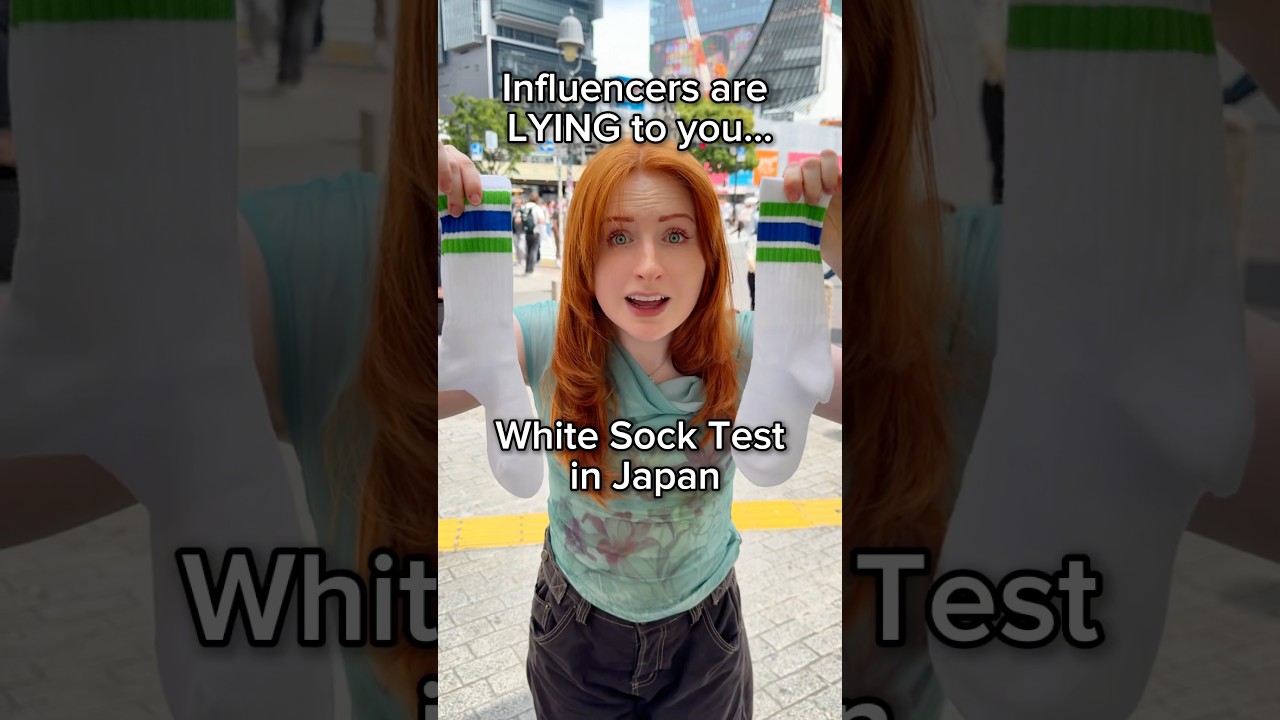 Influencers are LYING about Japan - REAL Sock Test 🧦