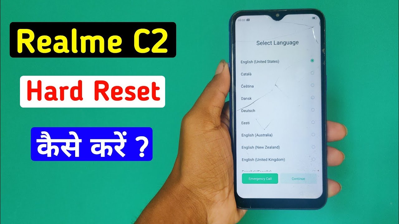 Realme C2 Hard Reset Kaise Kare | How to Hard Formet Realme C2 | Realme C2 Hard Reset Setting