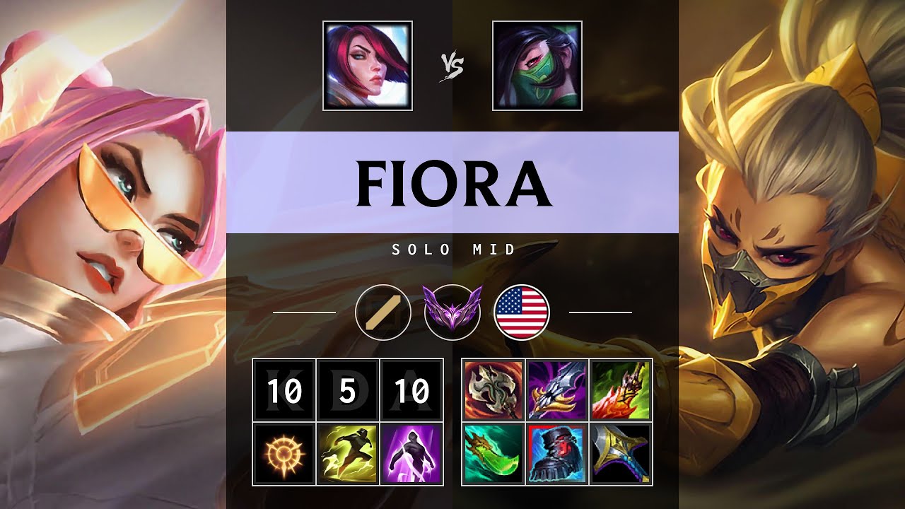 Fiora Mid vs Akali - NA Master Patch 25.11