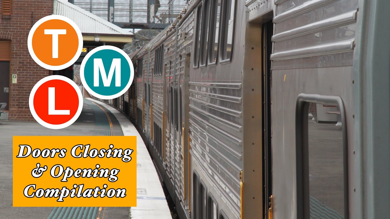 NSW Trains & Light Rail Doors Closing & Opening Compilation - STV 50