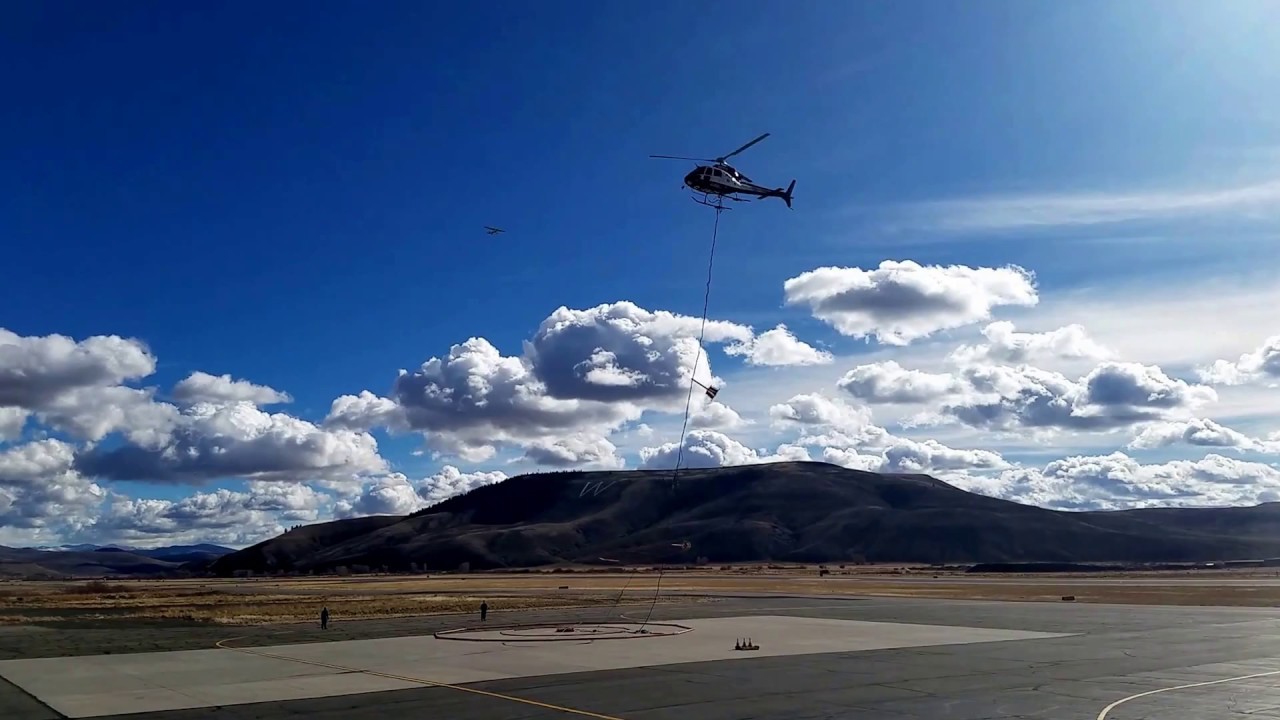 Geotech Helicopter Take Off from KGUC