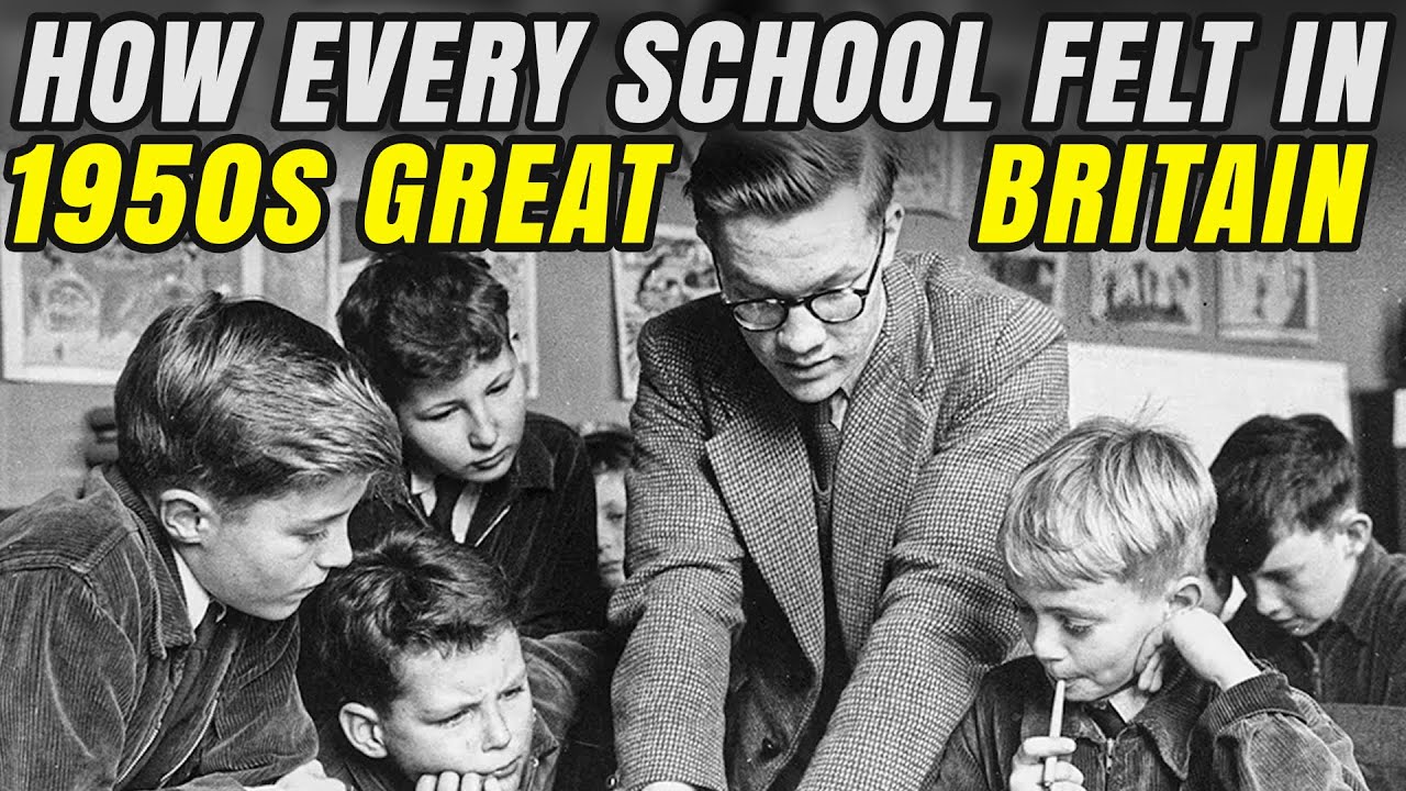 What SCHOOL Really Looked Like in 1950s BRITAIN
